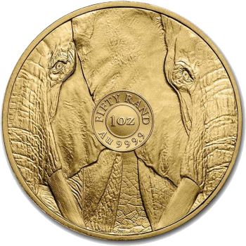 50 Rand oro ELEPHANT 2022 - 1 oncia - SUDAFRICA