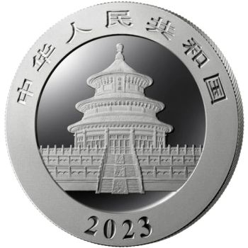 Cina Panda in argento 2023 - 10 Yuan