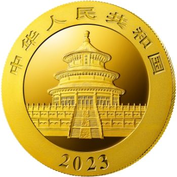 500 Yuan in oro "PANDA" 2023 - Cina