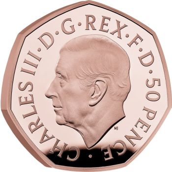 50 Pence in oro 2022 - In memoriam Queen Elisabeth II