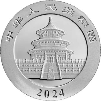 Cina Panda in argento 2024 - 10 Yuan