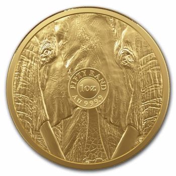 50 Rand oro ELEPHANT 2024 - 1 oncia - SUDAFRICA