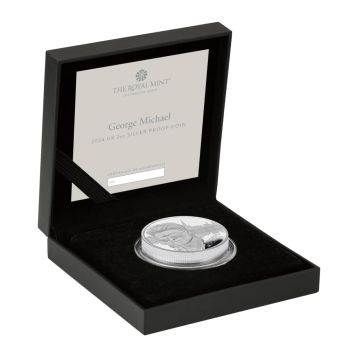 5 Sterline in argento – George Michael - A music Legend - 2 oz.