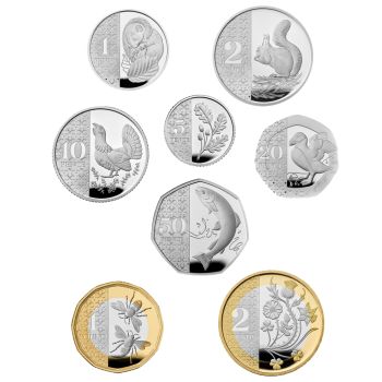 Definitive coin set in argento proof 2023