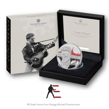 2 Sterline in argento – George Michael - A music Legend - 1 oz.