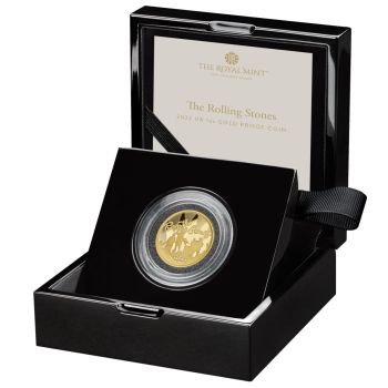 100 Sterline in oro - The Rolling Stones - A music Legend - 1 oz.