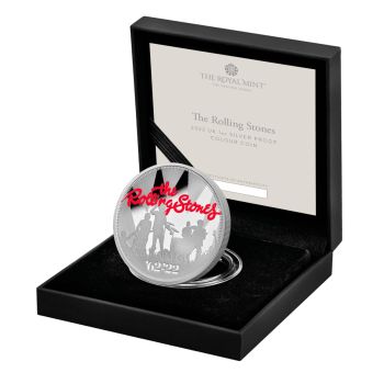 2 Sterline in argento - The Rolling Stones - A music Legend - 1 oz.