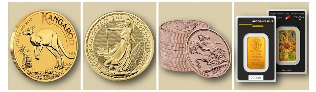 lingotti e monete d'oro